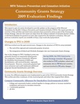 MFP TPCI Evaluation Report Brief 5: Community Grants Strategy 2009 Evaluation Findings by Center for Public Health Systems Science and Sarah Shelton