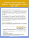 MFH TPCI Evaluation Report Brief 3: Workplace Strategy Evaluation Findings 2005-2008 by Center for Public Health Systems Science and Sarah Shelton