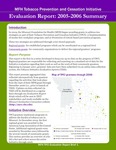 MFH TPCI Evaluation Report Brief 1: Summary of Evaluation 2005-2006 by Center for Public Health Systems Science and Sarah Shelton