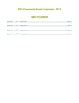 Community Grants Snapshots: Q1-Q4 of 2011 by Center for Public Health Systems Science and Sarah Shelton
