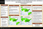 Geospatial comparison of incidence of oral and pharyngeal cancers and tobacco and alcohol use in the United States