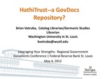 HathiTrust -- A Gov Docs Repository? by Brian Vetruba