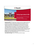 Being Open about OER: Perceptions, Use, and Impact by Treasa Bane and Dorris Scott