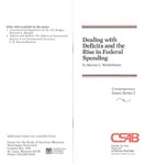 Dealing with Deficits and the Rise in Federal Spending