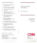 The Case for Taxing Consumption