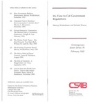It's Time to Cut Government Regulations by Murray L. Weidenbaum and Melinda Warren