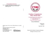 Creating a Comprehensive Policy Toward China by Murray L. Weidenbaum