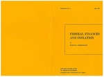 Federal Finances and Inflation by Murray L. Weidenbaum