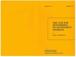 The Case for Economizing on Government Controls by Murray L. Weidenbaum