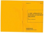 A New Approach to Business-Government Planning by Murray L. Weidenbaum