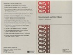 Government and the Citizen by Murray L. Weidenbaum
