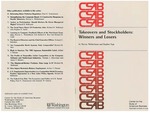 Takeovers and Stockholders: Winners and Losers by Murray L. Weidenbaum and Stephen Vogt
