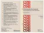 Protecting the Environment: Harnessing the Power of the Marketplace by Murray L. Weidenbaum