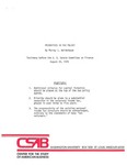 Priorities in Tax Policy, Testimony before the U.S. Senate Committee on Finance by Murray L. Weidenbaum