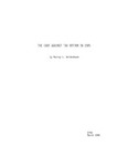 The Case Against Tax Reform in 1985 by Murray L. Weidenbaum