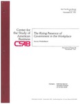 The Rising Presence of Government in the Workplace by Murray L. Weidenbaum