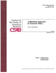 A Bipartisan Approach to Economic Policy by Murray L. Weidenbaum