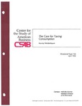 The Case for Taxing Consumption by Murray L. Weidenbaum