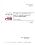 Earth Summit, Global Warming, and the Citizen: Economics, Science and Emotion by Murray L. Weidenbaum
