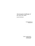 The Economic Challenges of the Next Four Years