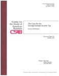 The Case for the Savings-Exempt Income Tax by Murray L. Weidenbaum