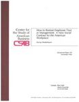 How to Restore Employee Trust in Management: A New Social Contract for the American Workplace by Murray L. Weidenbaum