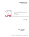 An Ambitious Agenda for Economic Growth by Murray L. Weidenbaum