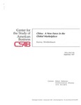 China: A New Force in the Global Marketplace by Murray L. Weidenbaum