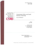Government Policy and Small Business Financing by Murray L. Weidenbaum