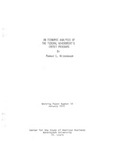 An Economic Analysis of the Federal Government's Credit Programs by Murray L. Weidenbaum