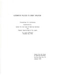 "Reconciling Monetary Policy and the Institutional Structure" in Alternative Policies to Combat Inflation by Murray L. Weidenbaum